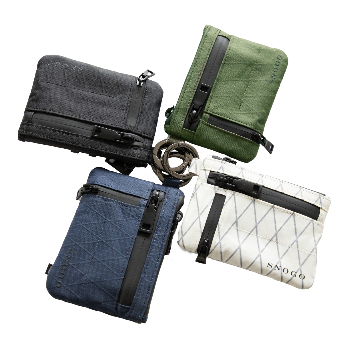 Billetera EDC Attaché con clip para cinturón y 7 bolsillos