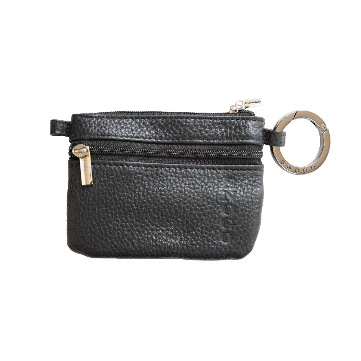 Cartera de 4 bolsillos en piel de lichi