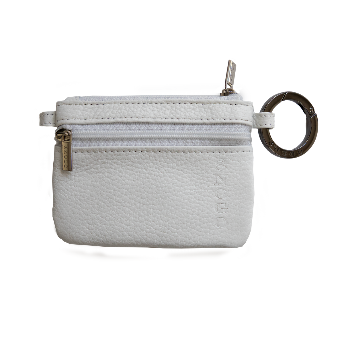 Cartera de 4 bolsillos en piel de lichi