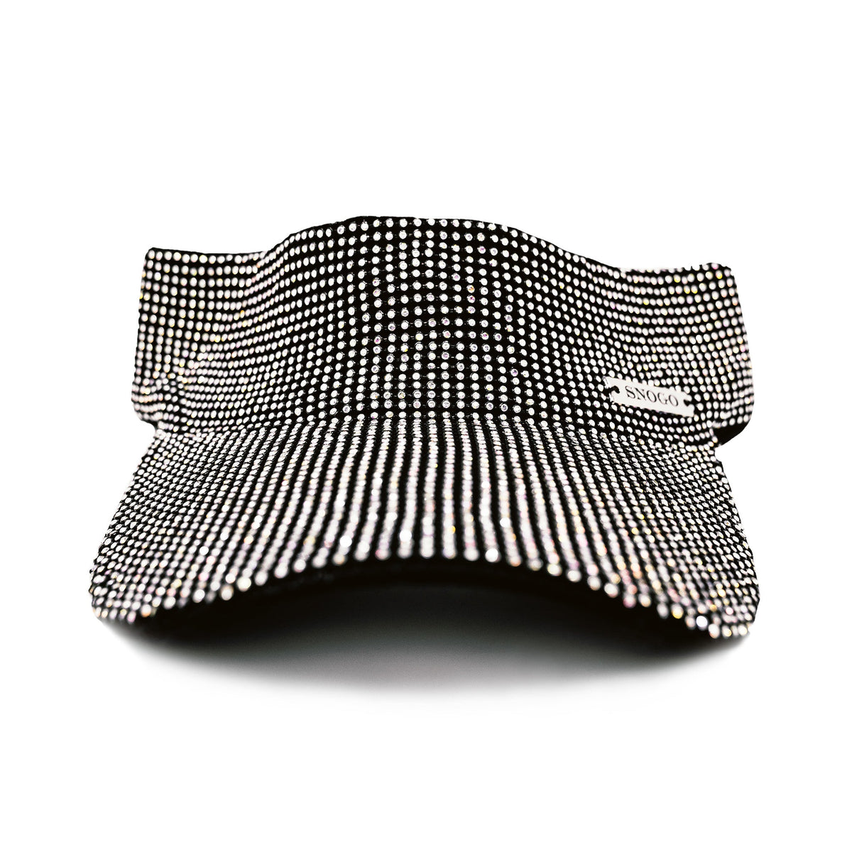 Visera con diamantes de imitación