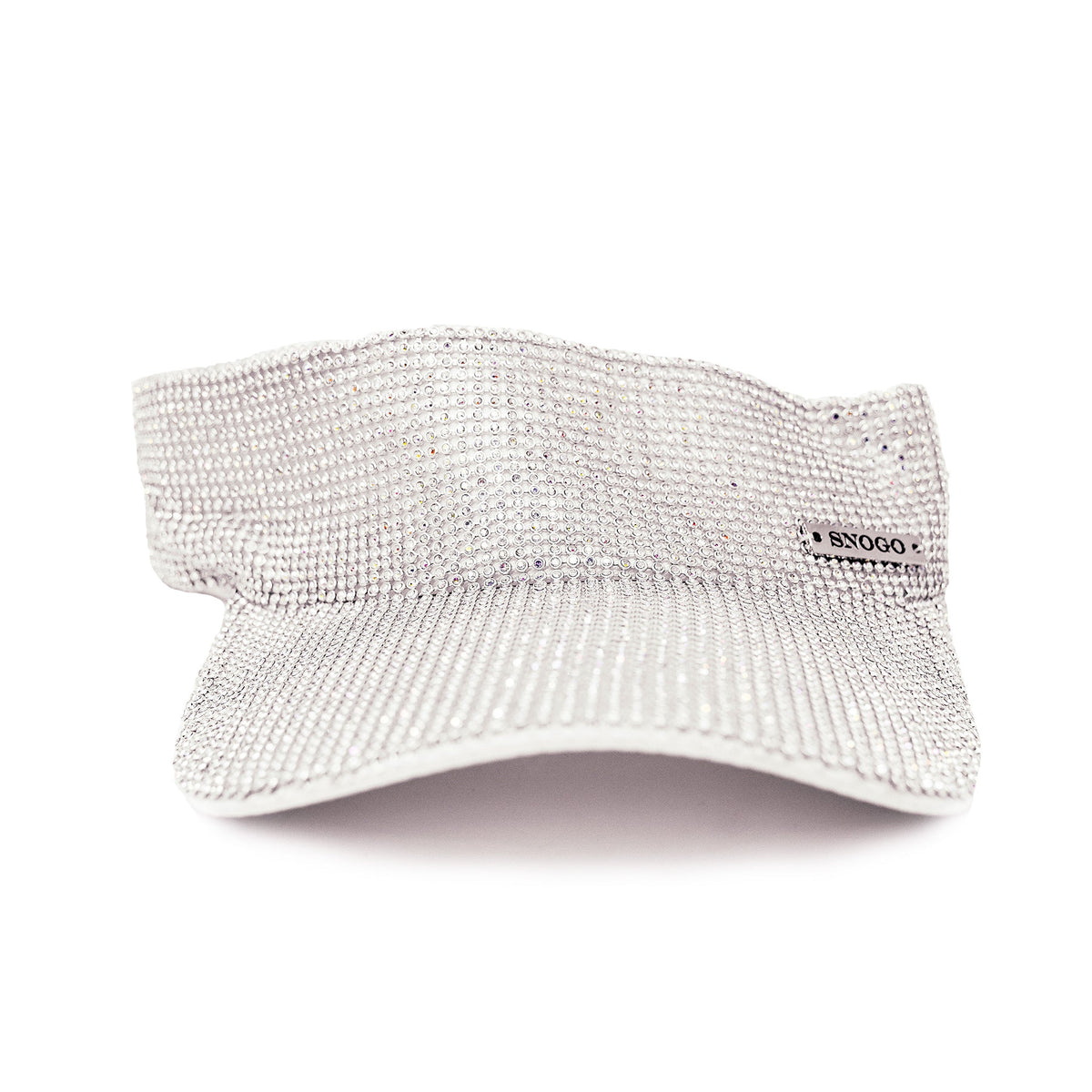 Visera con diamantes de imitación