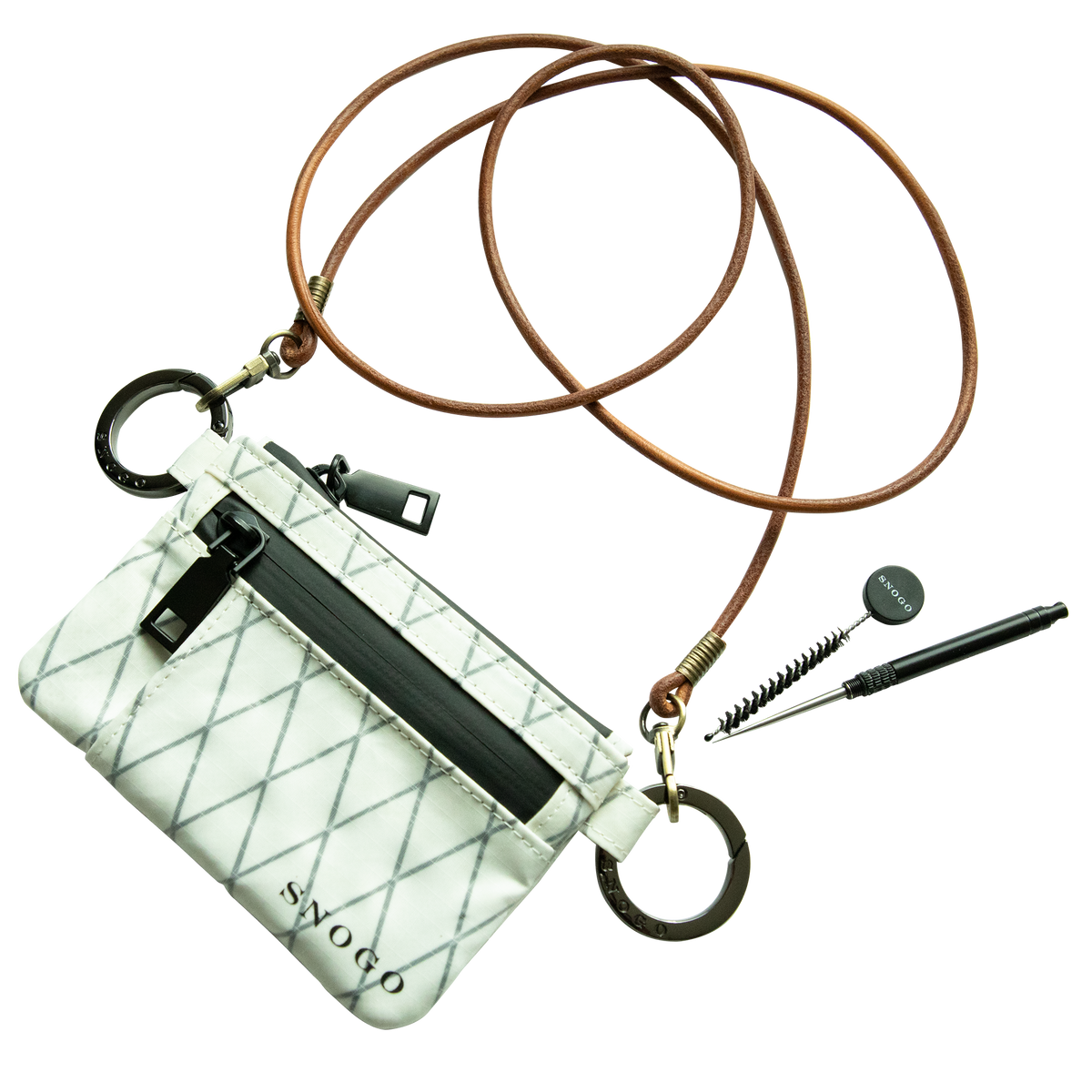 Clean & Carry Attache' Purse Wallet with Powder Prowler