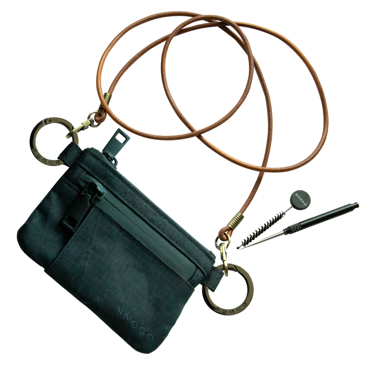 Clean & Carry Attache' Purse Wallet with Powder Prowler