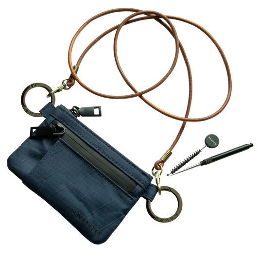 Clean & Carry Attache' Purse Wallet with Strap and Powder Prowler