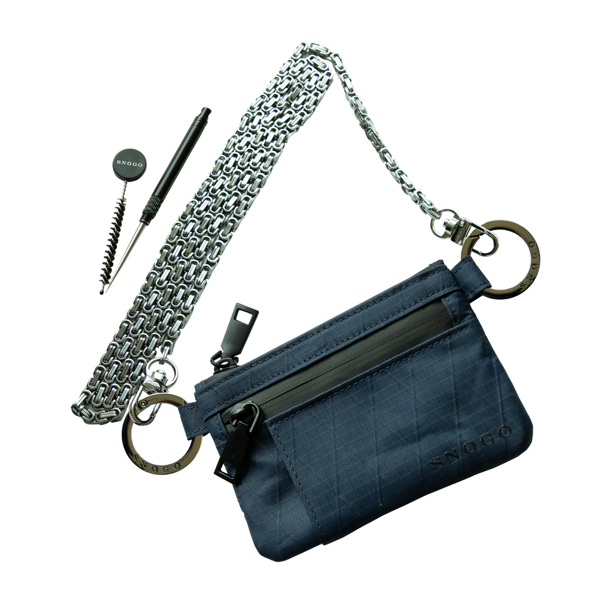Clean & Carry Attache' Purse Wallet with Powder Prowler