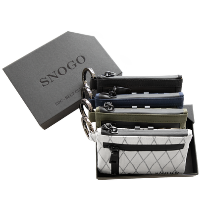 Billetera EDC Attaché con clip para cinturón y 7 bolsillos
