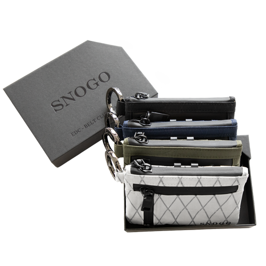 Billetera EDC Attaché con clip para cinturón y 7 bolsillos