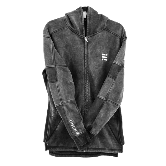 Heavyweight Hoodie - Mineral Wash Charcoal Gray