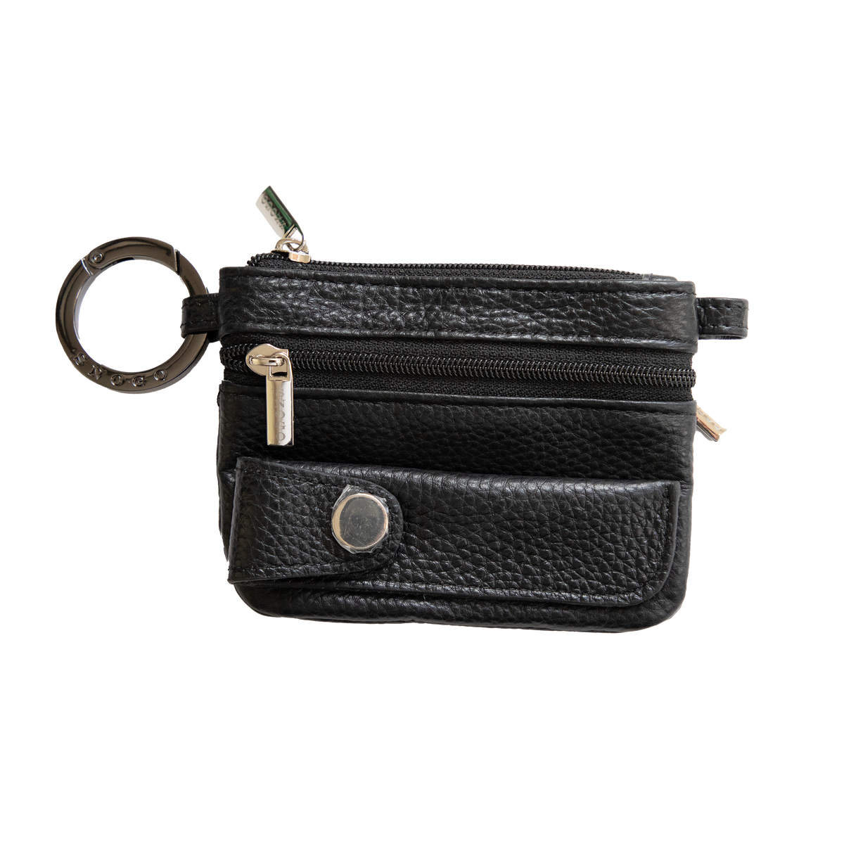 Cartera de 4 bolsillos en piel de lichi