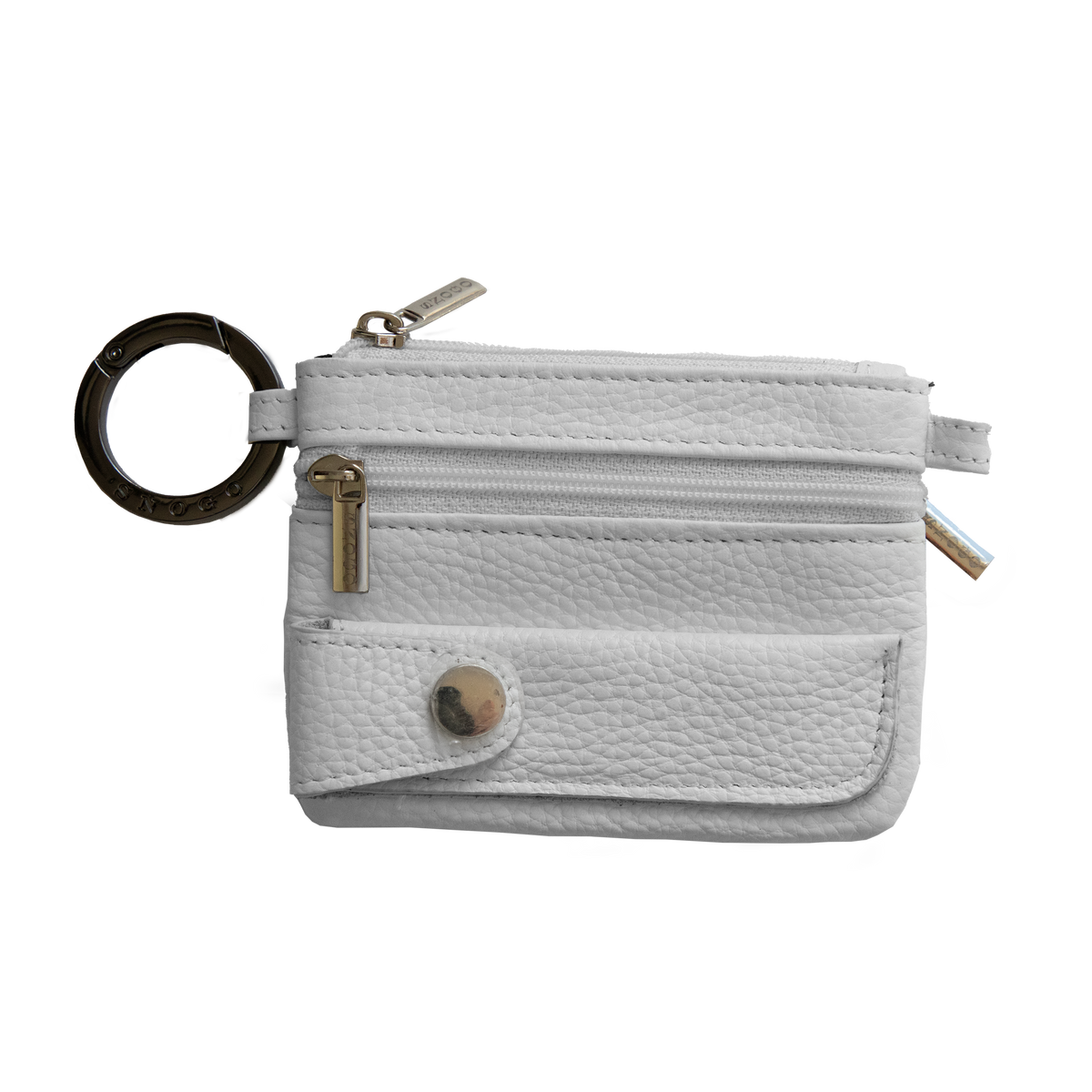 Cartera de 4 bolsillos en piel de lichi