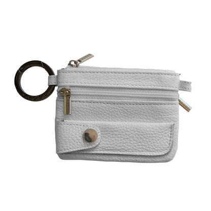 Cartera de 4 bolsillos en piel de lichi