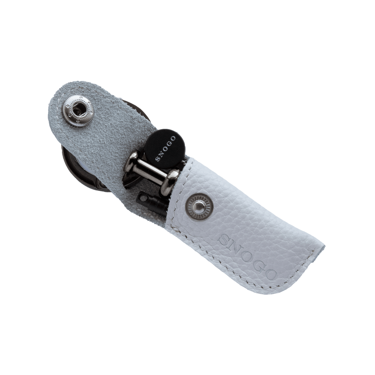 Paquete esencial para fiestas con cepillo tipo palillo de dientes con llavero Incognito plateado