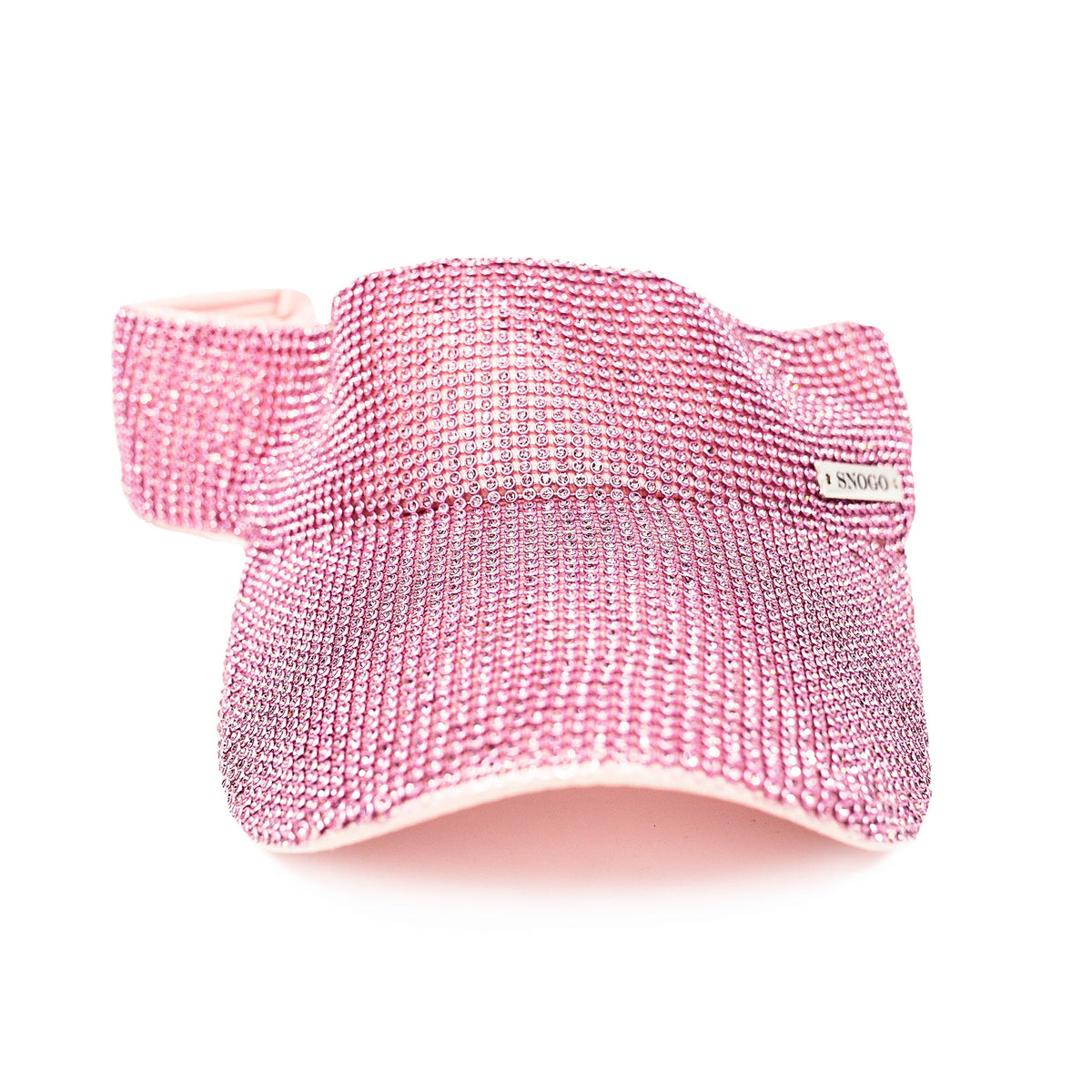 Visera con diamantes de imitación